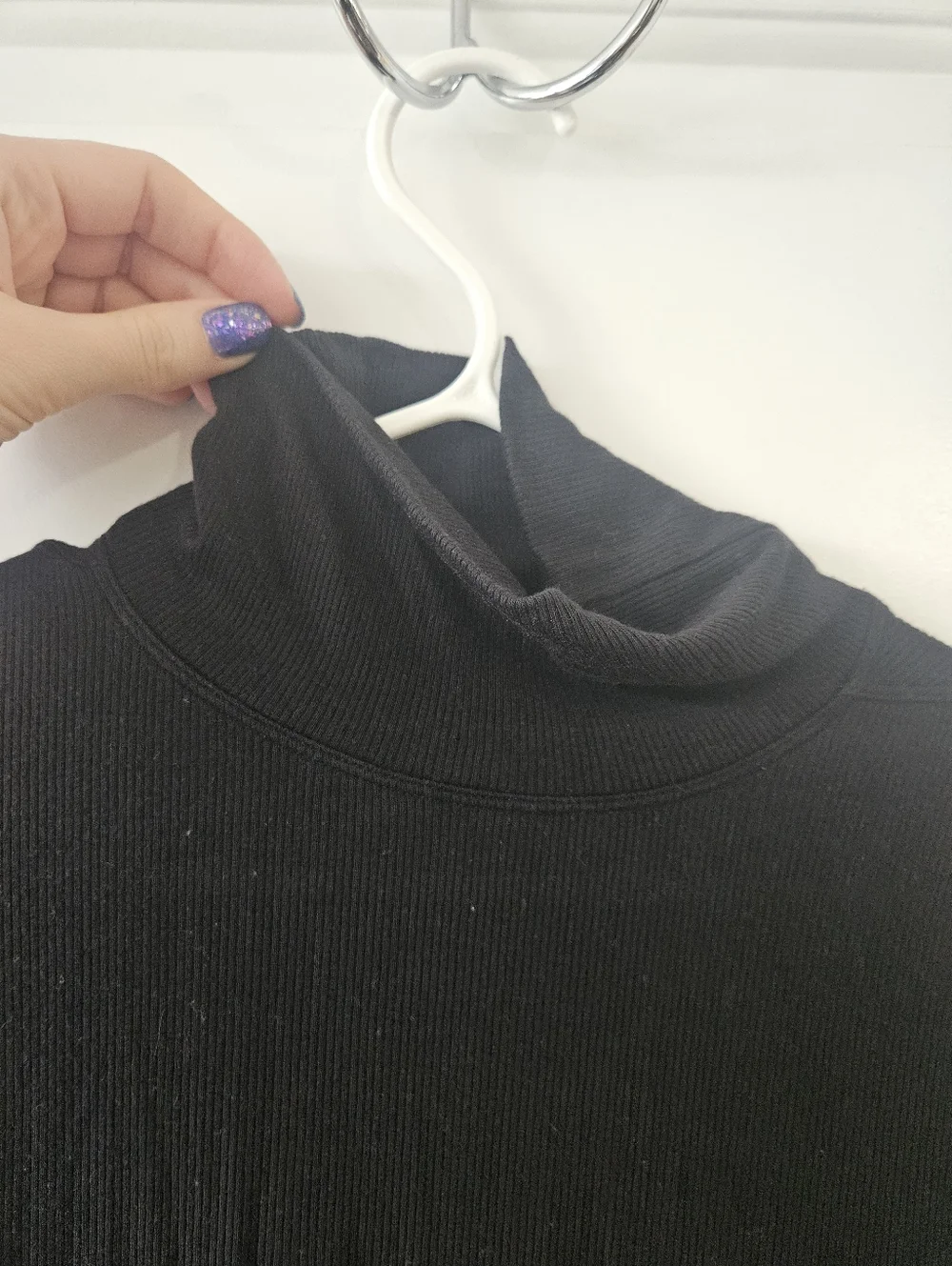 Lululemon Black Long Sleeve Turtleneck Top - Picture 2 of 5